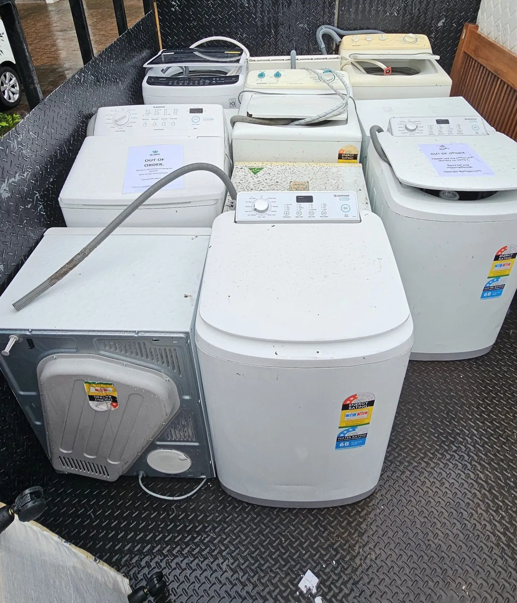 Washing machine removal job in Brisbane