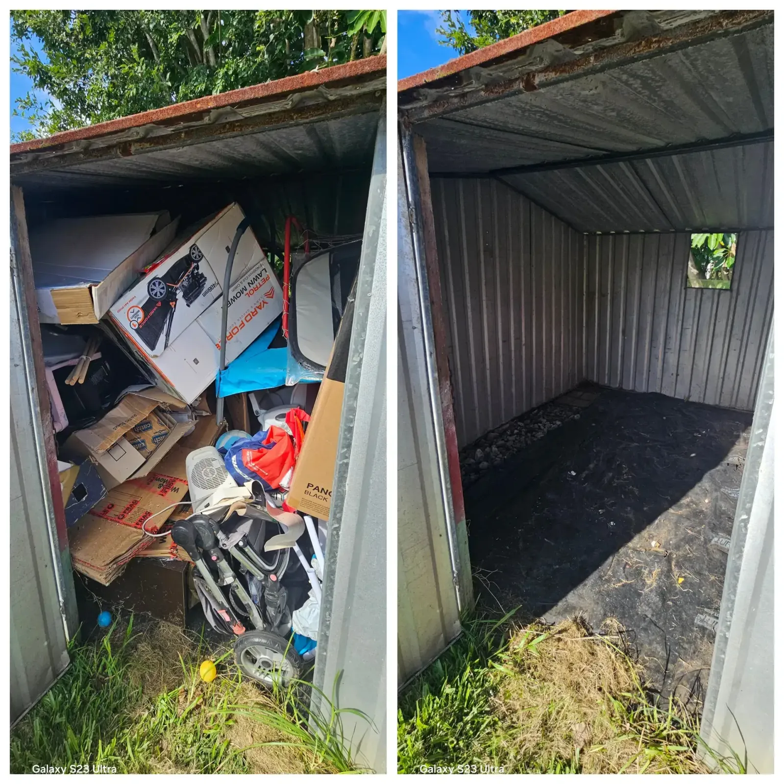 Rubbish removal job in Brisbane