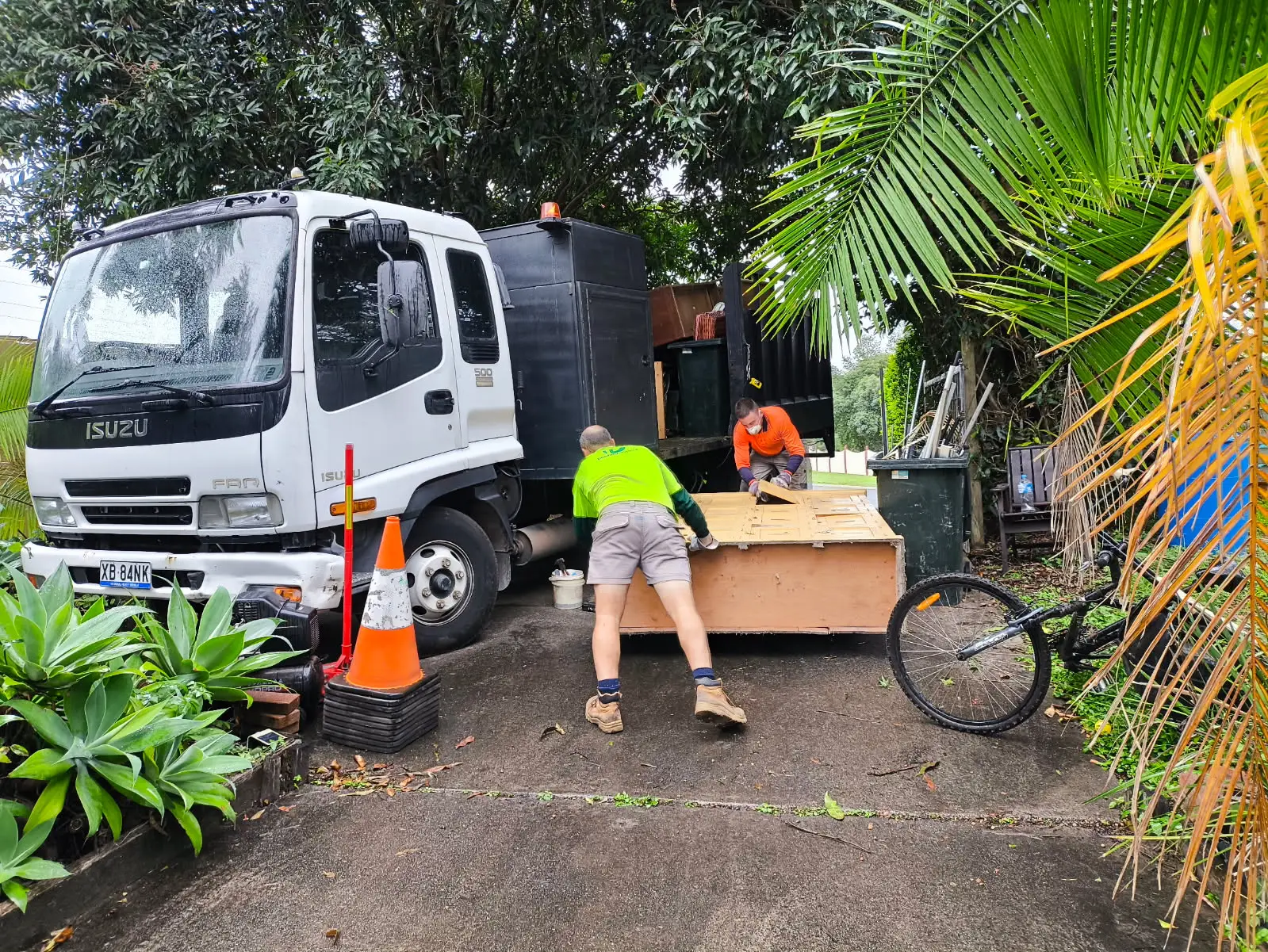 Rubbish removal job in Brisbane