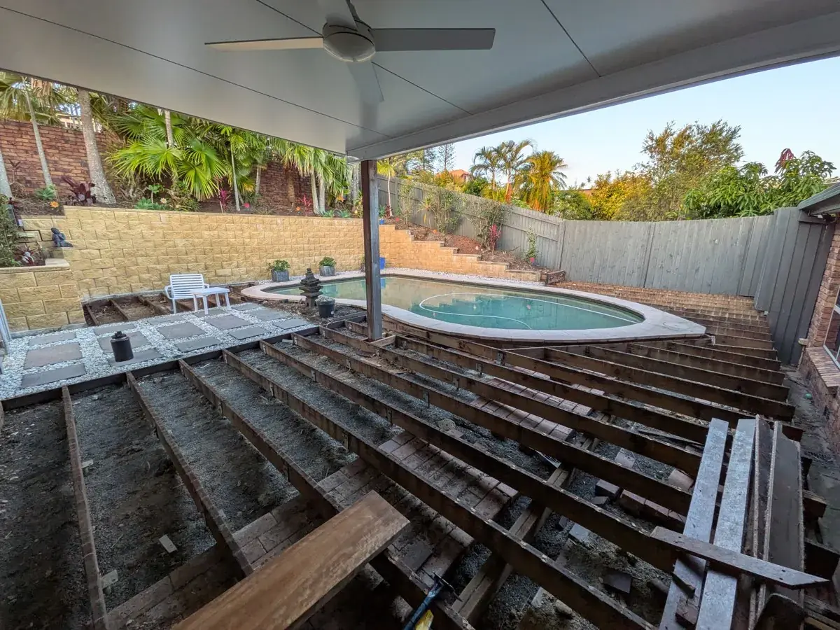 Spa and deck removal Brisbane