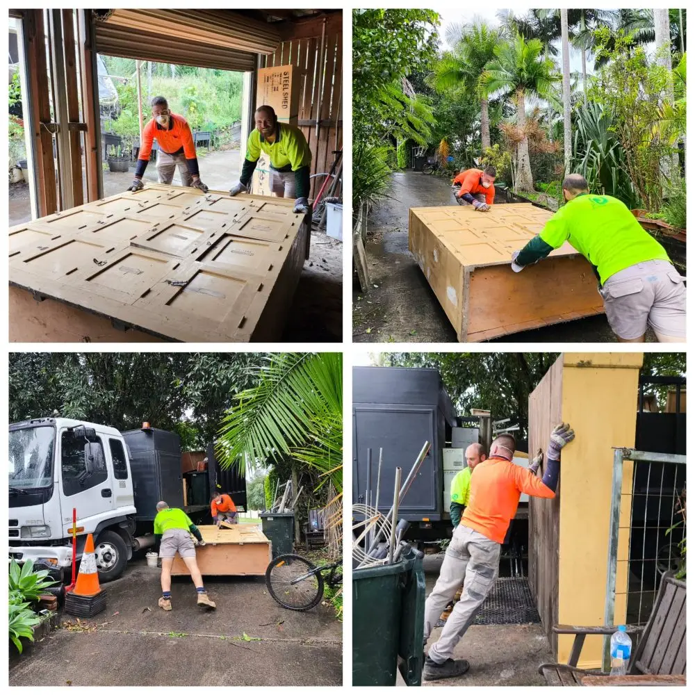 Real estate property clearance job in Brisbane
