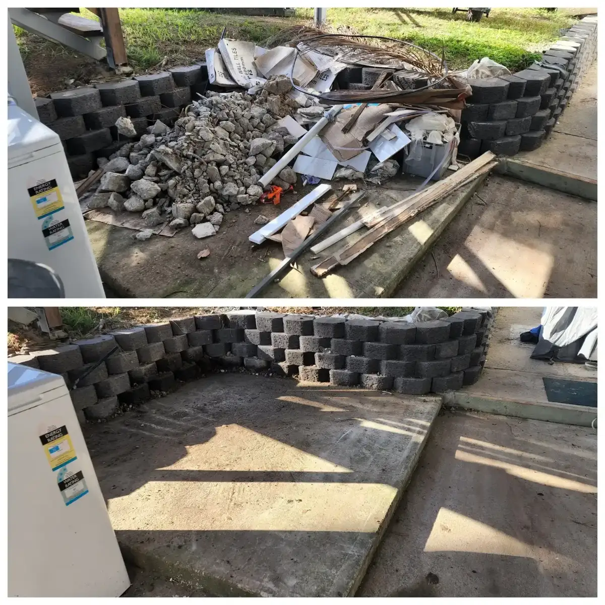 Rubbish removal job in Redcliffe