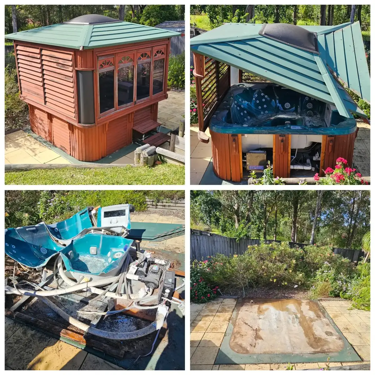 Spa removal job in Redcliffe