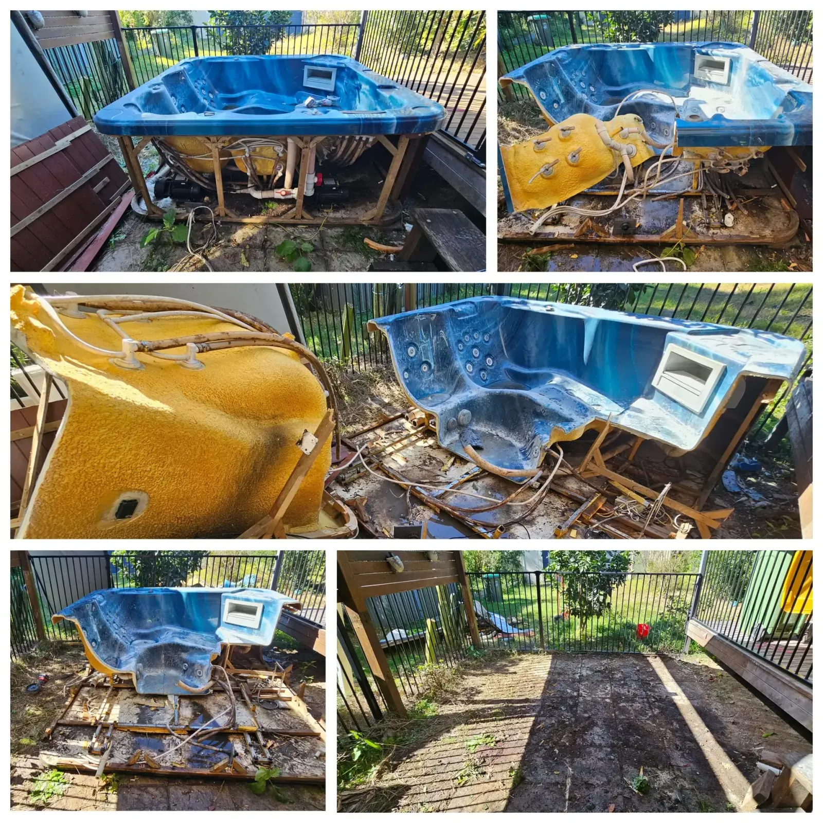 Spa removal job in Brisbane